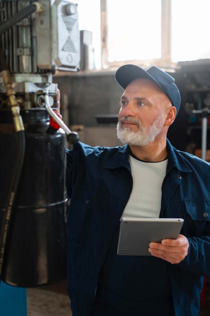 examen d'une cuve de fioul